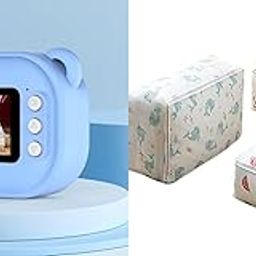 Dastav Instant HD Digital Print Camera 1080P Videos and Camcorder BW Photo Printing | & | Large Storage Bag for Quilts, Coats, Blankets, and Bulky Items (Pack of 4)-11