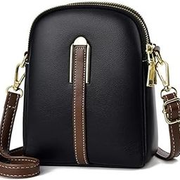 Women Mini Small Bag Fashionable Vertical Soft Shoulder Crossbody bag(Black)-image-73
