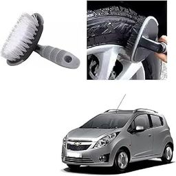 Car Universal Wheel Tyre Rim Cleaning Strong, Heavy Brush for Chevrolet Beat-image-41