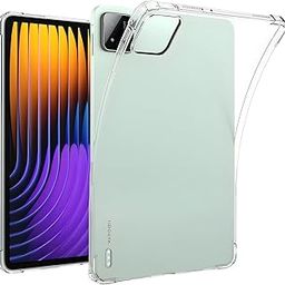 M.G.R.J® Mi Pad 7/7 Pro 11.2 inch Case Cover, Soft Transparent Back Case Cover for Xiaomi Mi Pad 7/7 Pro 11.2 inch with Full Coverage, High Transparency TPU & Shockproof (Clear)-image-23