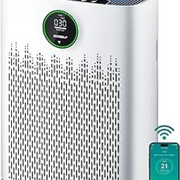 ECOSELF HAP603WF Smart Air Purifier for Home, Large Rooms, Bright White, HAP603WF-image-49