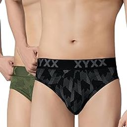 Metrix Cotton Modal Brief for Men | Snug Fit with Anti-roll no-Marks Waistband | Printed Underwear for Men Combo-image-39