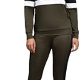 Women's Stylish Co-ord Set with Red White Stripes | Full Sleeve Top and Jogger Pant Set | Trendy Activewear for Gym Travel Casual Wear-26