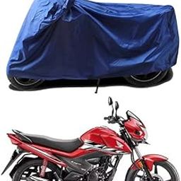 MITHILA MART Accesseries Compatible with Honda Livo Bike Body Cover 100% Waterproof Scratchproof Dustproof UV-Rays Full Body Protection for All Modal & Varients [Waterproof Navy]-picture-24