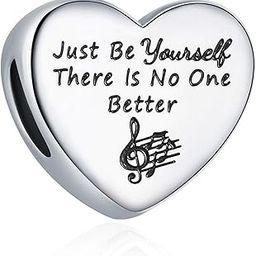 Taylor Quotes Merch Charm Fit for Pandora Charms Bracelets Love Heart Taylor Charms Gifts For Fans, Stainless Steel, crystals-image-20