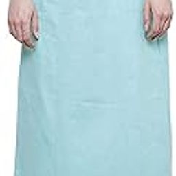 AY-Girl Women's Royal Cotton Readymade Petticoat for Saree (SIZE-XLARGE)COLOR-LIGHT SKY BLUE-11