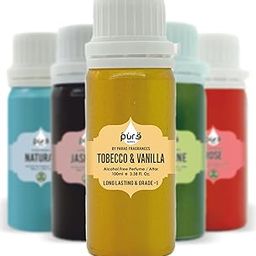 Parag Fragrances Tobecco & Vanilla Attar 100Ml (Pure Series) Long Lasting, Alcohol Free And Grade-1 Attar For Personal And Religious Use-image-92