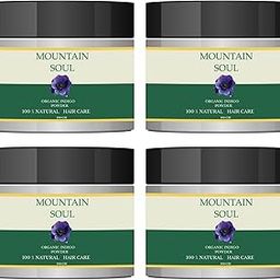 Mountain Soul Organic Indigo Powder For Black Hair Color 100GM Pack of 4-image-52