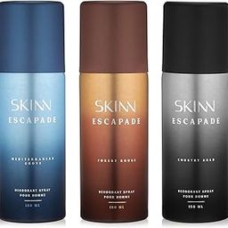 Skinn By Titan Unisex Premium Country Road, Mediterranean Grove, Forest Rouge Deodorant Spray Premium Range For Him (Pack Of 3-150Ml Each)-image-63
