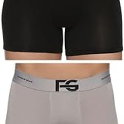 Men's Ultra Soft Modal Fabric Trunk - Moisture Absorption with 4-Way Stretch | Breathable Front Contour Pouch | Microfiber Waistband with Spandex | Pack of 2-11