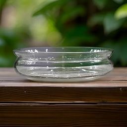 SHOBHANA ENTERPRISES Crystal Clear Glass Fish Or Terrarium Or Decorative Bowl For Home Decor - Size 6 Inches(Kolapuri)-image-29