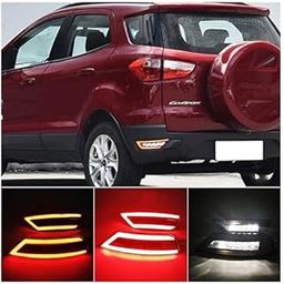 TRENDWALA REAR BUMPER REFLECTOR LED WITH RUNINNG MATRIX INDICATOR & SCAN FUNCTION WITH DRL COMPATIBLE FOR FORD ECOSPORT 2014-2023 (SET OF 2PCS) WITH FOUR WIRES-image-34
