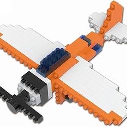 SUPER TOY 168Pcs Airplane Building Blocks Aircraft Toy for Kids Jet Plane 3D Building Brick Puzzle Kit Aeroplane Making STEM Learning Toy Birthday Gift for Boys and Girls 6-15 Years-image-86