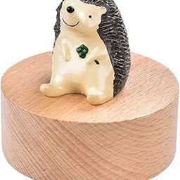 Music Box Swivel Base Creative DIY Crafts Clockwork Ornament Festival Gift Hedgehog| Toys & Hobbies-image-61