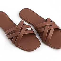 Women Stylish Flats Fashion Sandal For Party & Wedding/Casual Flat Sandals For Women's & Girls-image-4