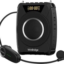 20W Bluetooth Voice Amplifier Wireless Microphone for Teachers, Portable Waterproof Voice Amplifier for Teaching, Speaking, Classroom, Personal Mic Headset and Speaker System M801-5