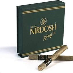 Nirdosh King’s Premium Herbal Cigar – 95mm Long | Corn Husk Filter | 100% Tobacco & Nicotine Free | Wrapped in Ebony Leaf | Ayurvedic Smoking Alternative-11