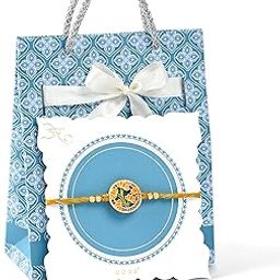 DORE® Rakhi For Brother Fancy Rakhi For Brother Rakhi For Bhai Rakhi For Brother Flower Rakhi Single Rakhi For Brother Yellow Diamond Daisy Rakhi Set-picture-30