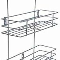 HARIGYAN Stainless Steel Shower Caddy, 3 Tier Bathroom Storage Shelf Hanging Rack Metal Chrome Plated Storage For Shampoo Conditioner Soap Towel Bathroom Accessories Rack, Silver-image-40