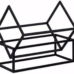 THE BESTSELLERS 29994 Magazine Rack, Book Holder, Magazine Organizer for Living Room, Office and Kitchen - Black - Made in India-image-82