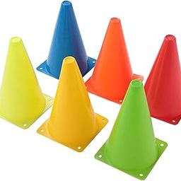 Kuber Industries Sports Agility Training Ground Marker Cone Pack of 6 (Multicolor)-picture-7