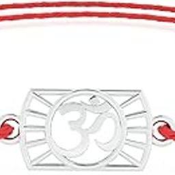 Om Energy 925 Sterling Silver Rakhi for Brother - With Roli Chawal For Rakshabandhan-image-8