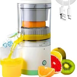 Drumstone 𝟏𝟓 𝐘𝐞𝐚𝐫𝐬 𝐖𝐚𝐫𝐫𝐚𝐧𝐭𝐲 Portable USB Rechargeable Electric Citrus Juicer, Cordless & Powerful Fruit Juicer for Fresh Juice Anytime-8