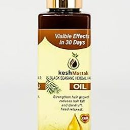 KeshMastak Black Sesame Herbal Hair Oil, | Kesh Mastak Black Seasame Aurvedic Herbal Organic Hair Products.(Totally Handmade for Complete Family) | 100ml, Ayurvedic Hair Growth & Anti-Dandruff Treatment with Natural Herbs-picture-28