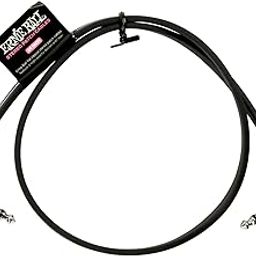 Ernieball 6410 24" Flat Ribbon Stereo Patch Cable Black Single-picture-21