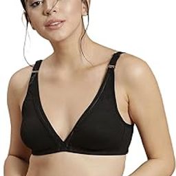 Women's Cotton Non-Padded Wire Free Casual T-Shirt Bra-image-13