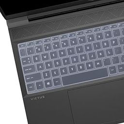 Oaky Keyboard Protector Cover for 2025-2022 HP Victus 15.6 inch 15-FA, 15-FB Series | HP Victus 16.1 inch 16-D, 16-E, 16-S Series... HP Gaming Laptop - Silicone Clear-image-96