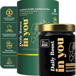 inyou Daily Boost Male Fertility Supplement For Men | Supports Testosterone & Reproductive Function | CoQ10 Supplement | FSSAI Complaint, GMP, & HACCP Certified (60 Capsules)-image-36