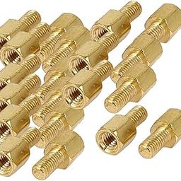 Motherboard Female Male Brass Hexagon Standoff Spacer M3x5+6mm 20 Pcs-image-60