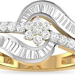 pc jeweller The Mia 18KT Yellow Gold & Diamond Rings-picture-1
