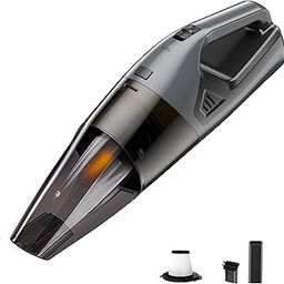 OLV Cordless Vacuum Cleaner for Car & Home | 6000mAh Battery | High Power Portable Lightweight Wireless Vacuum, Type C Charging | 10000Pa Powerful Suction | HEPA Filter Black-picture-18
