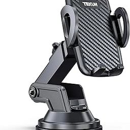 TEXUM TMH-5 Adjustable Car Mobile Phone Holder Stand for Dashboard & Windshield, 360° Rotational, Strong Suction Cup, Compatible with 4 to 6 inch Devices(Black)-18