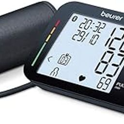 Beurer BM 54 fully automatic upper arm blood pressure monitor with Universal cuff up to 44 cm,Arrhythmia detection,Risk indicator,XL display,Pulse Measurement, Bluetooth & 5 Years Warranty (BM54), Black, 1 Count (Pack of 1) (655.12)-22