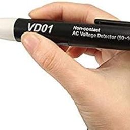 MOHAK Voltage Tester 90~1000V AC Electric Voltage Power Detector Alert Sensor Tester LED Light Non-Contact Pen (Black)-image-23