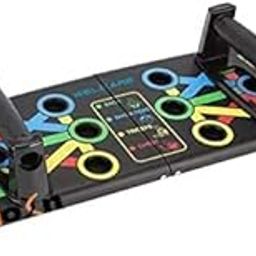 BLOXN Push-Up Board, 9 in 1 Body Building, Carbon Fiber Construction, Push-Up Rack Board, Gym Fitness Equipment for Men Perfect for Home Practice, Chest Muscle, Arm Muscle-image-15