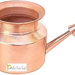 Prisha India Copper Neti Pot for Sinus Irrigation-11