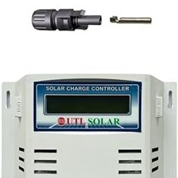 U.T.L PWM Solar Charge Controller 20A, 12V/24V Intelligent Battery Regulator for Lead Acid Battery, LED Indicator with MC4 Connector Pair-image-76
