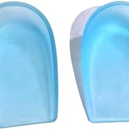 PRAVRAJYA Cushion Silicone and Non Flammable Heel Pad Cushion Cups For Ankle Pain Silicone Heel Shoe Support Pad For Men And Women (Medium)-image-18