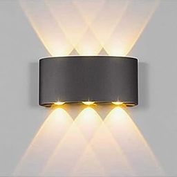 PIXORA Modern Up Down Outdoor and Indoor LED Wall Lamp Waterproof IP65 12W Warm White-picture-13