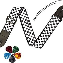 IMAGINEA Guitar Strap, Acoustic Guitar Strap, Electric Guitar Belt Adjustable Classical Guitar Strap leather & Polyester, Suitable for Bass, Electric & Acoustic Guitars-image-78