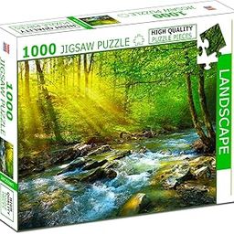 Landscape 1000 Piece Jigsaw Puzzles for Kids and Childrens – Realistic Illustration Challenging Brain Booster Gifts, Fun and Creative Fun Game - Ages 9+ (1000 Pcs)-picture-15
