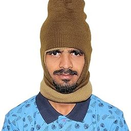 Men's Woolen Monkey Cap (Free Size) -Pack of 1-image-85