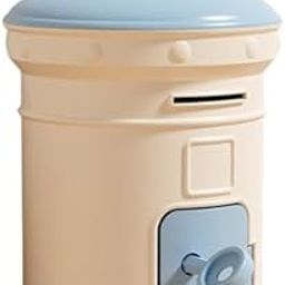 Cortina Post Box Design Piggy Bank for Kids & Adults – Plastic Coin Saver with Handle & Keys, Money Box Gift Item for Kids Ages 3+ (Blue, Pack of 1)-image-98
