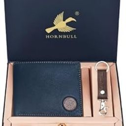 Rakhi Gift Hamper for Brother | Billy Navy/Mud Men's Leather Wallet, Keyring and Rakhi Combo Set for Brother | Rakhi with Wallet-image-104