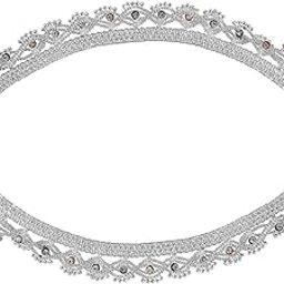 Indian Traditional White Metal Anklets Payal Pair for Women Girls with Attached Ghungroo (1905503)-image-12