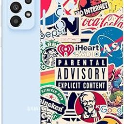 AtOdds - Samsung Galaxy A33 (5G) Mobile Back Skin Rear Screen Guard Protector Film Wrap (Coverage - Back+Camera+Sides) (Explicit Graffiti)-picture-24